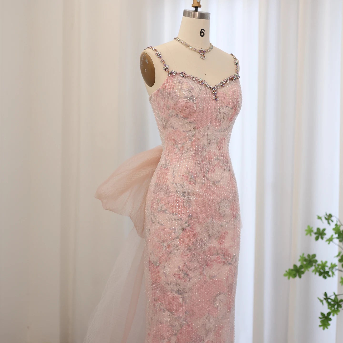 Elegant Burgundy Velvet Mermaid Evening Dresses Luxury Crystal Long Arabic Women Wedding Party Gowns