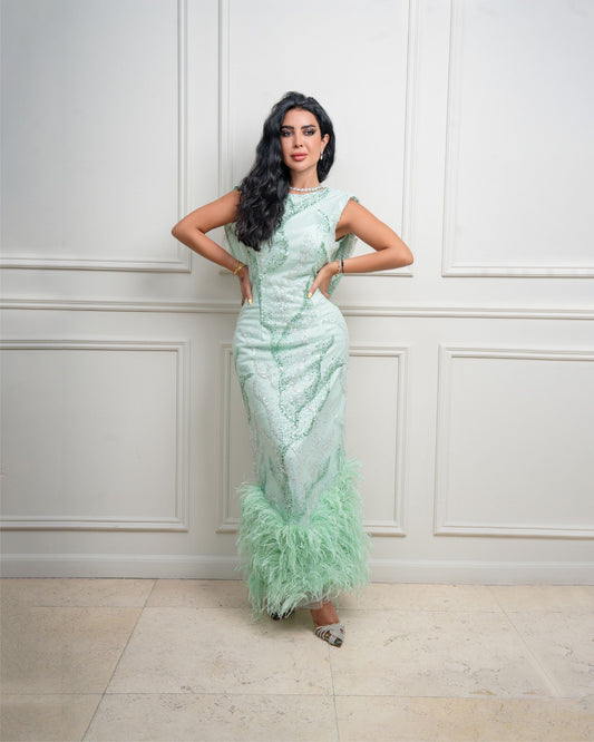 Luxury Green Evening Dresses for Wedding 2024